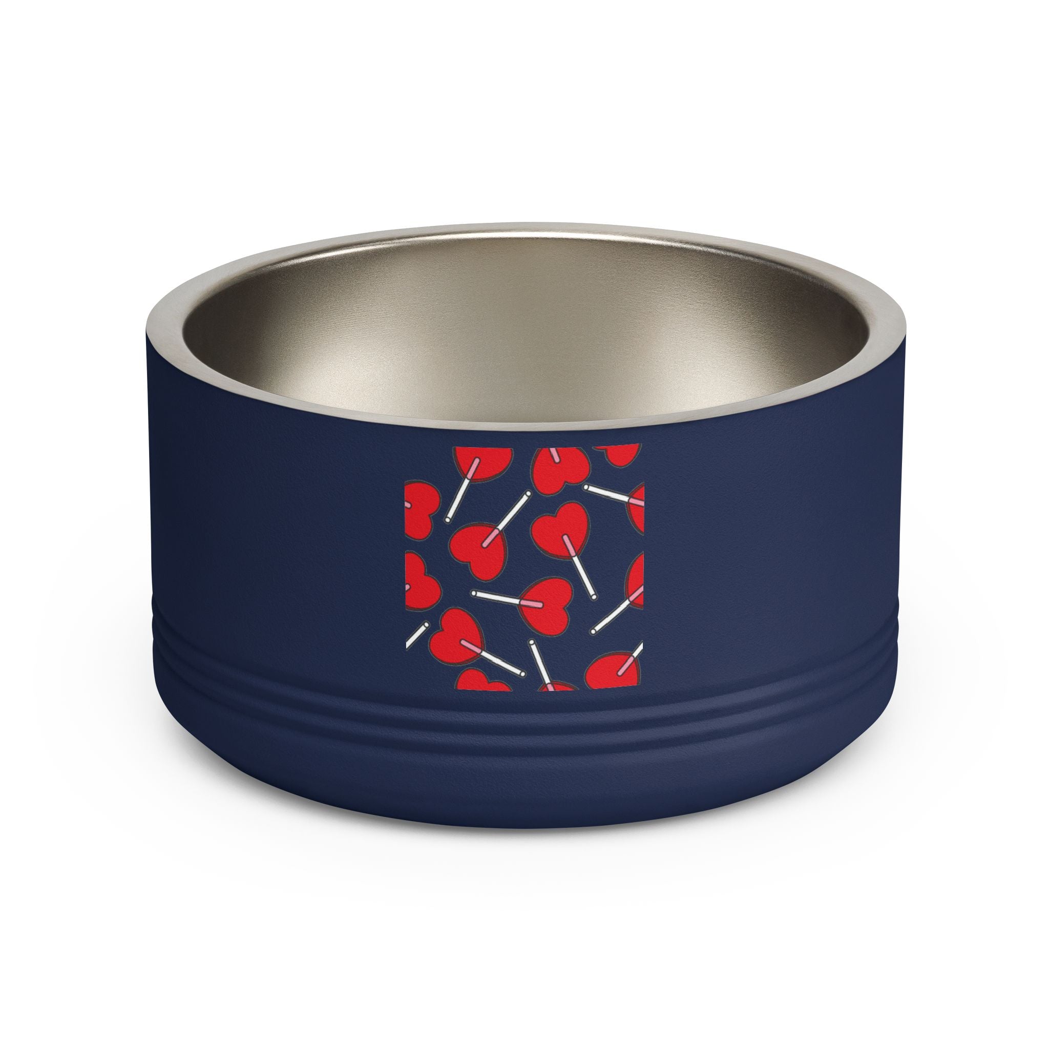 Luna Heart Arrow Stainless Pet Bowl (18oz)