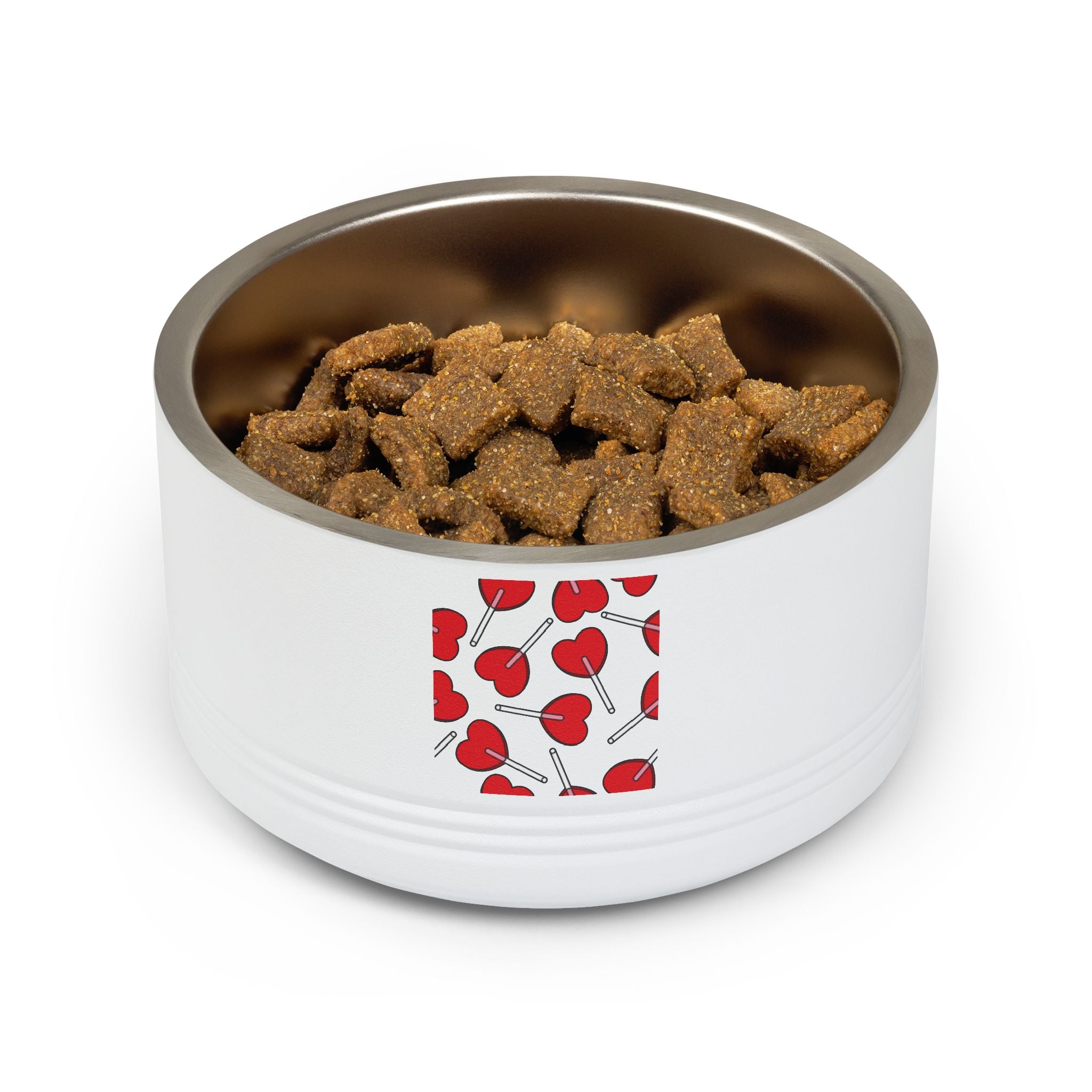 Luna Heart Arrow Stainless Pet Bowl (18oz)
