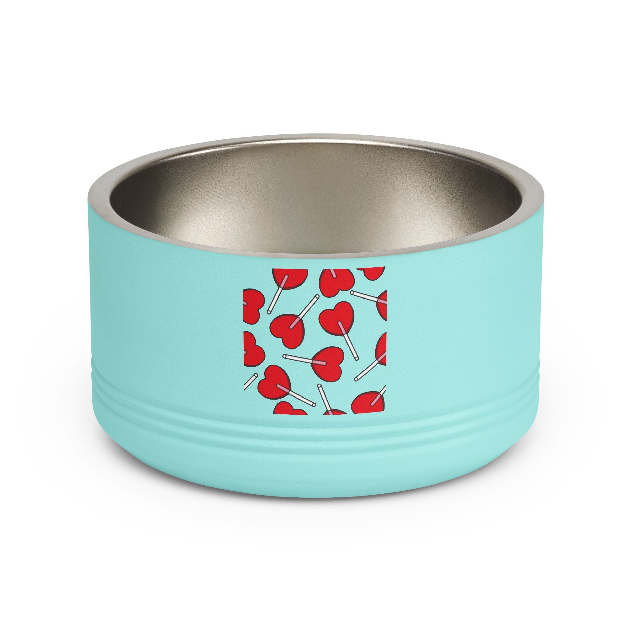 Luna Heart Arrow Stainless Pet Bowl (18oz)