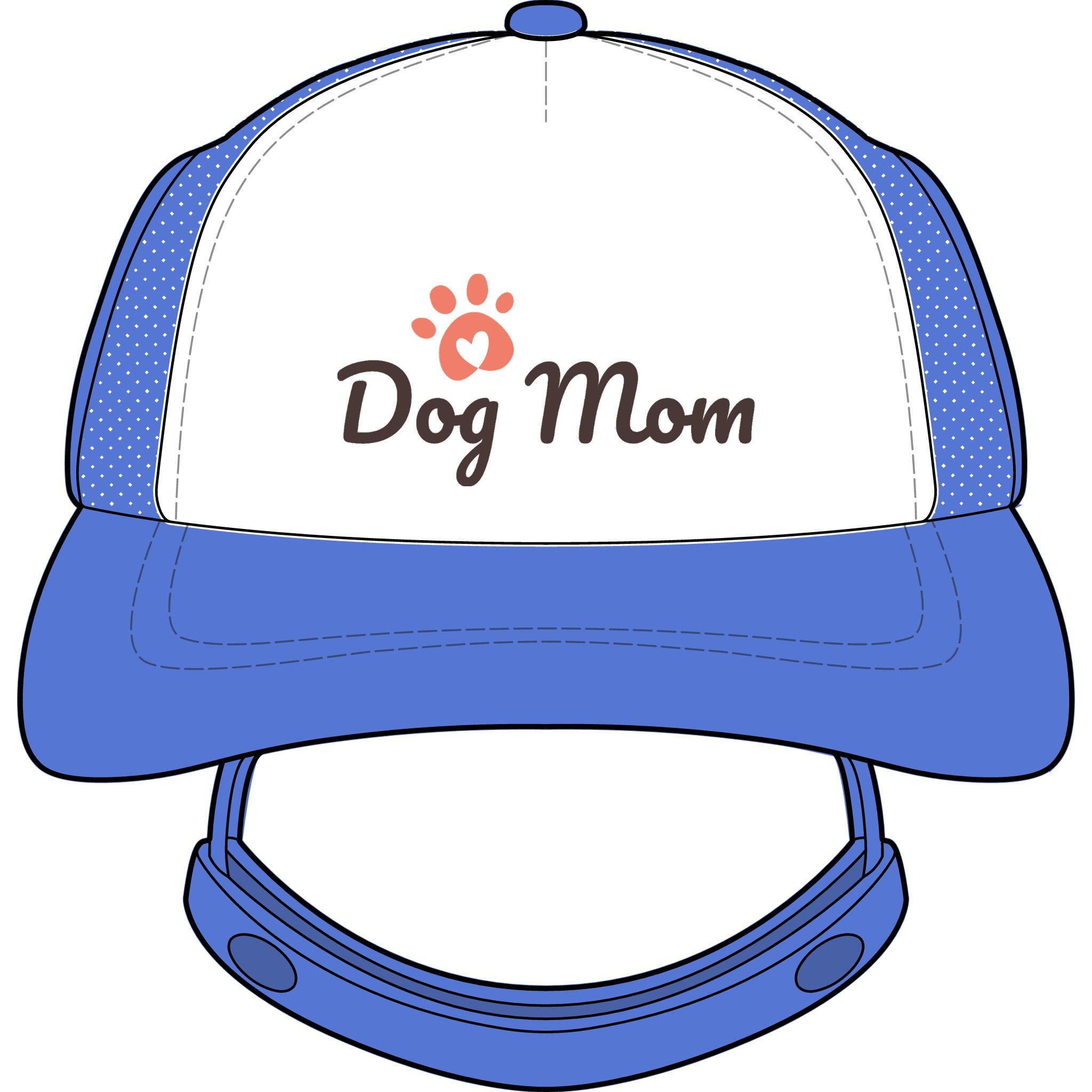 Luna Dog Mom Trucker Hat