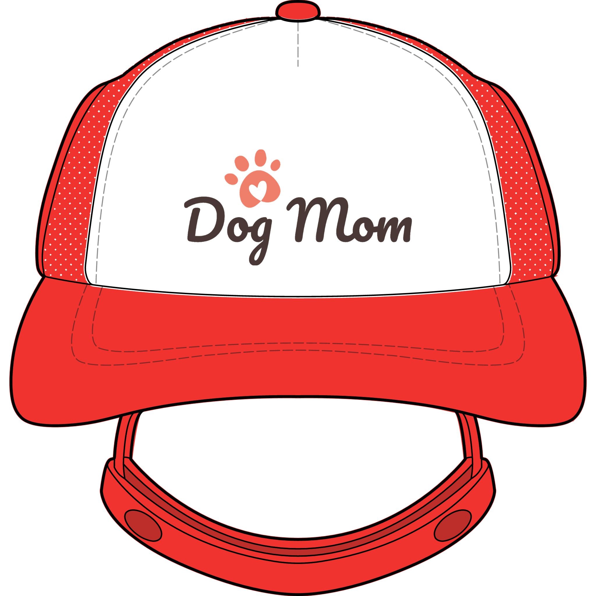 Luna Dog Mom Trucker Hat