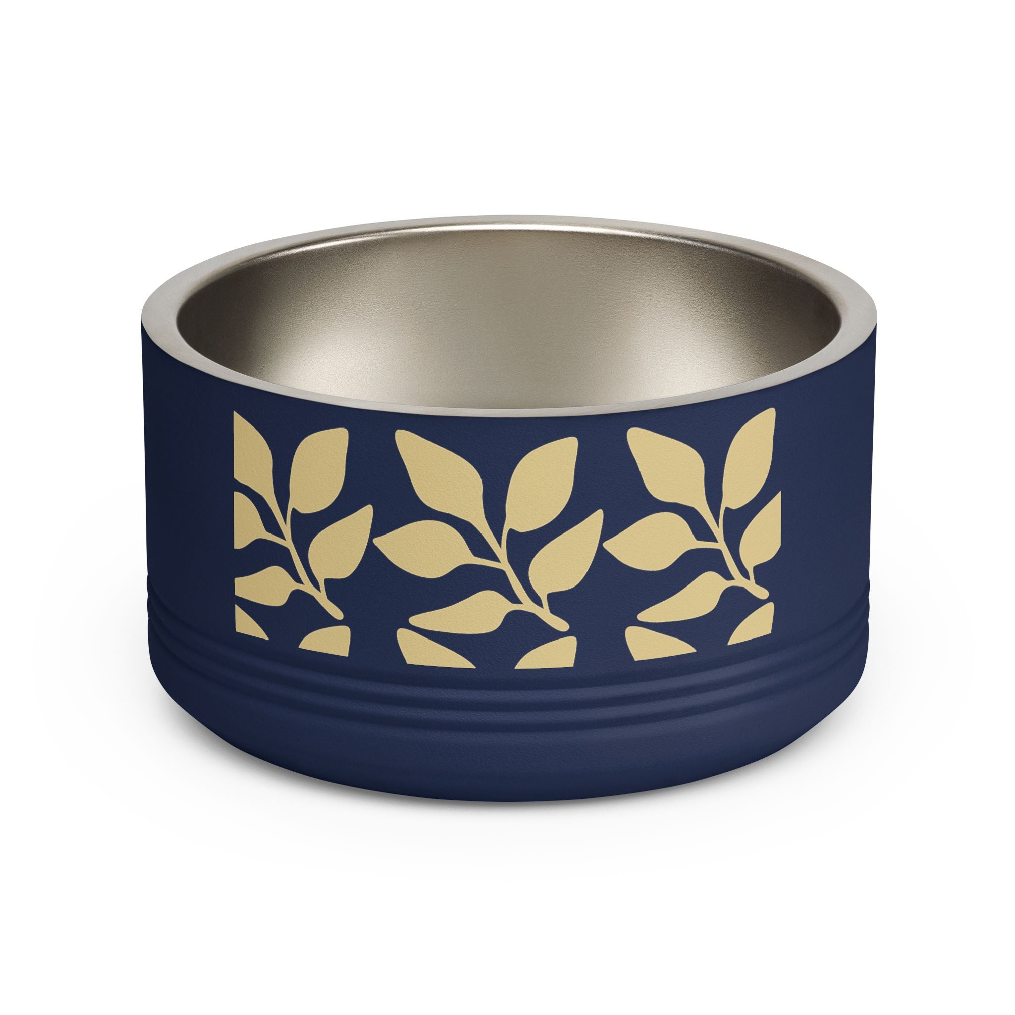 Luna Botanical Leaf Stainless Pet Bowl (18oz)