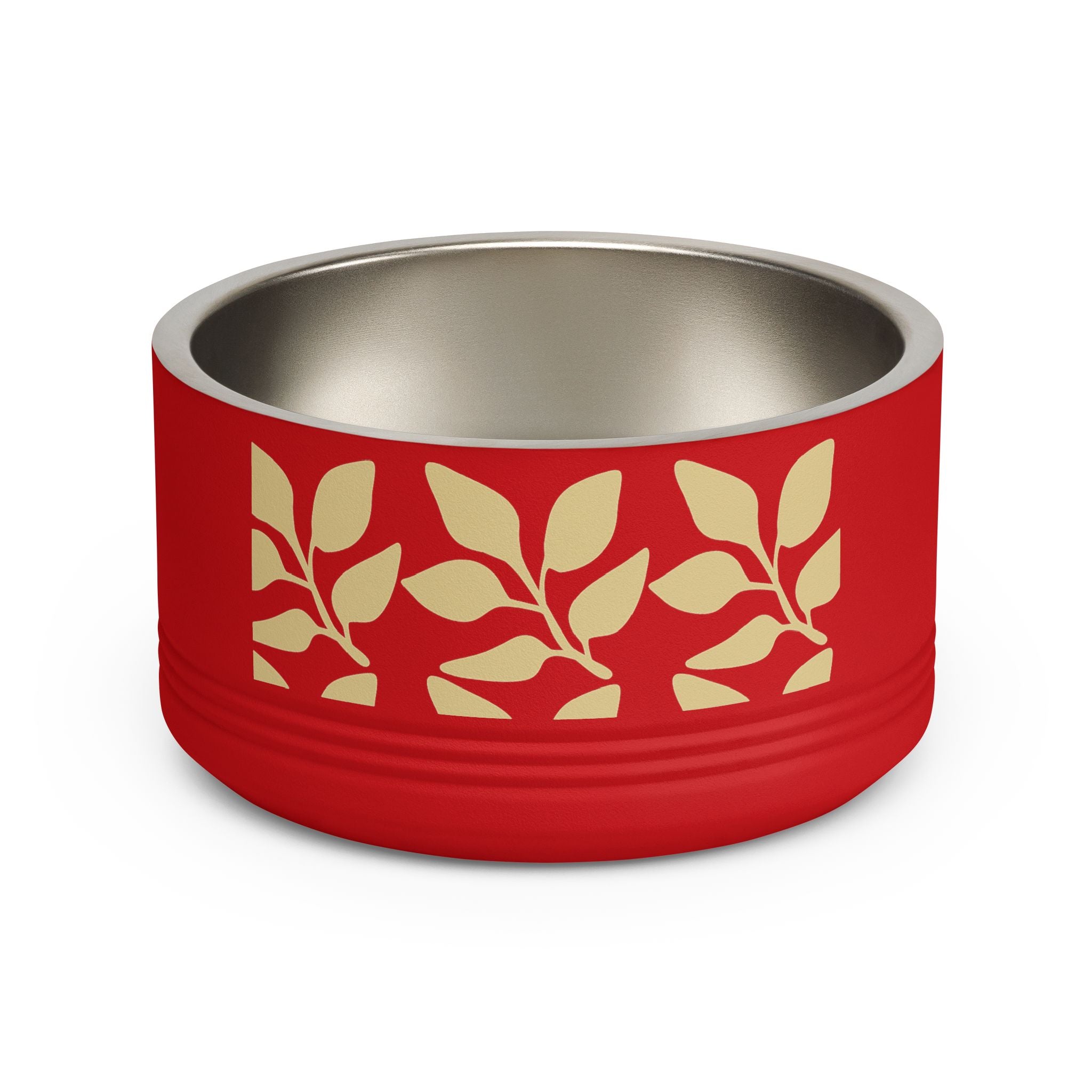 Luna Botanical Leaf Stainless Pet Bowl (18oz)
