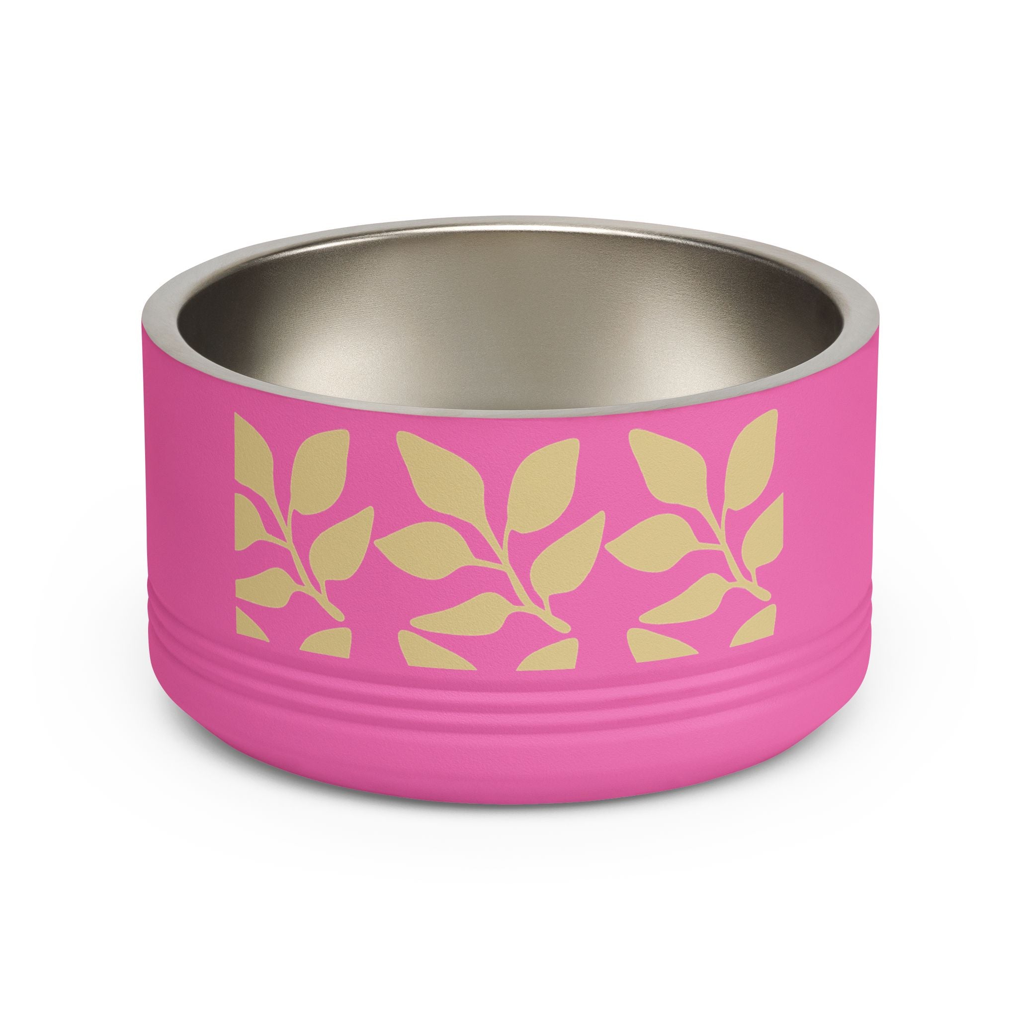 Luna Botanical Leaf Stainless Pet Bowl (18oz)