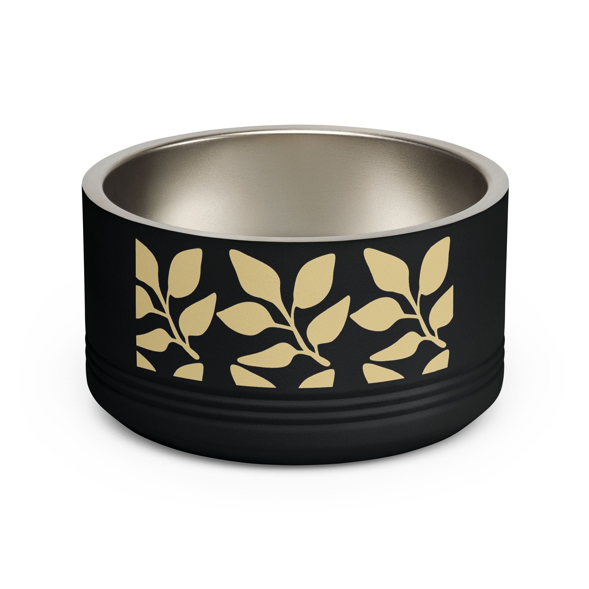 Luna Botanical Leaf Stainless Pet Bowl (18oz)