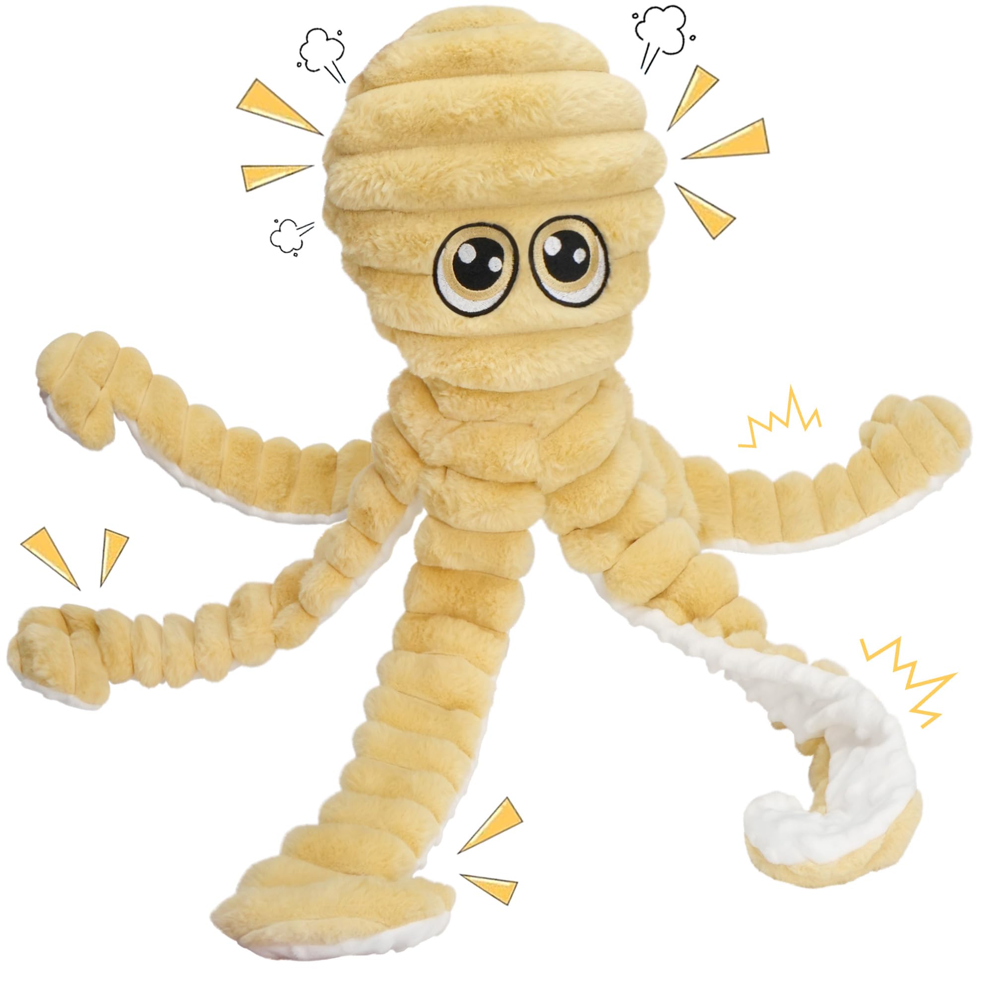 Luna Giant Octopus Plush Dog Toy (27")